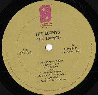 The Ebonys - The Ebonys (ECPM-84-PH) 1974 JPN P.I.R.｜中古LP