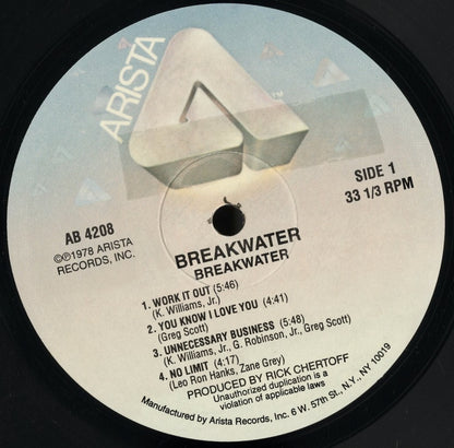 Breakwater - Breakwater (AB 4208) LP 2000's US Arista｜中古LP