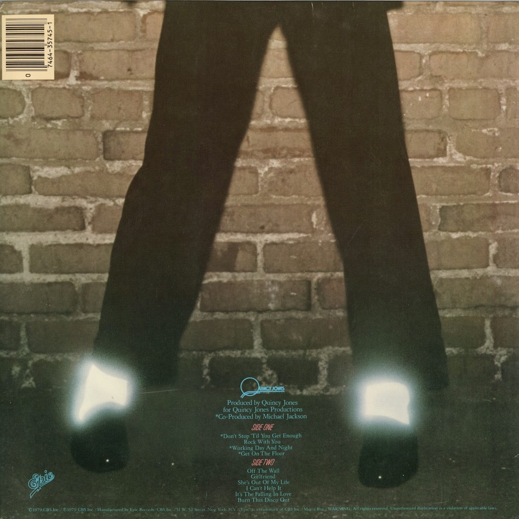 Michael Jackson / マイケル・ジャクソン / Off The Wall (FE 35745)