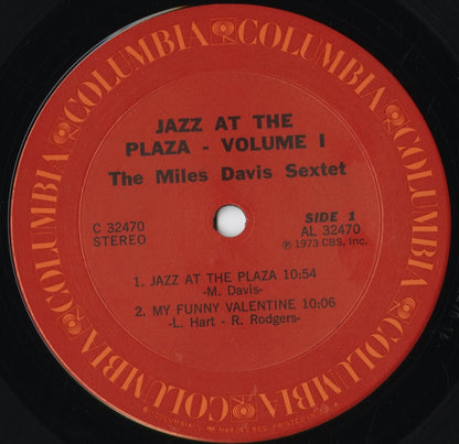 Miles Davis - Jazz At The Plaza Vol.1 (C 32470) 1973 US Columbia｜中古LP