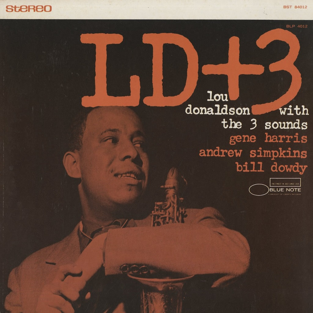 Lou Donaldson / ルー・ドナルドソン / LD+3 (BST 84012)