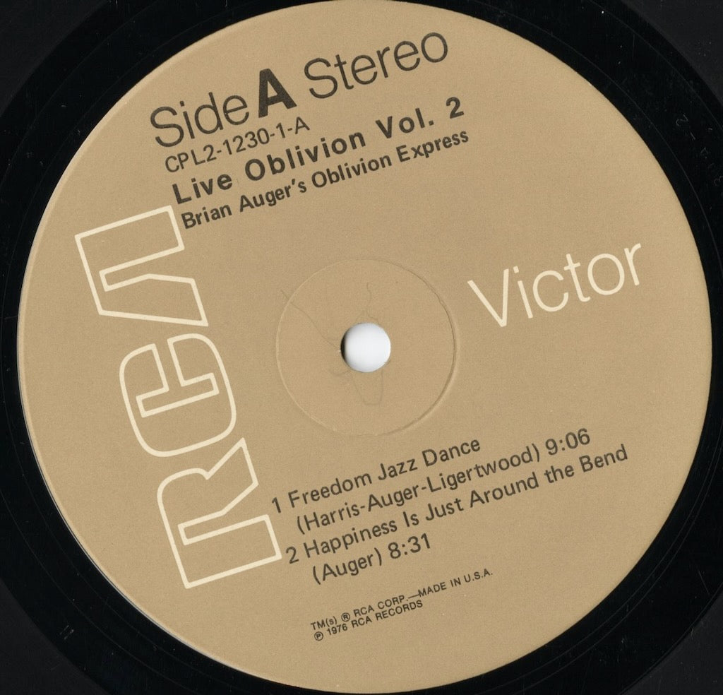 Brian Auger - Live Oblivion Vol.2 (CPL2-1230) 2LP 1976 US RCA｜中古LP