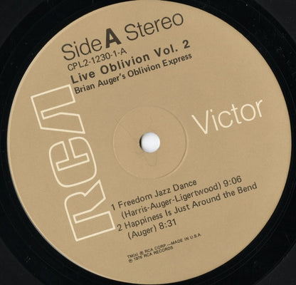 Brian Auger - Live Oblivion Vol.2 (CPL2-1230) 2LP 1976 US RCA｜中古LP