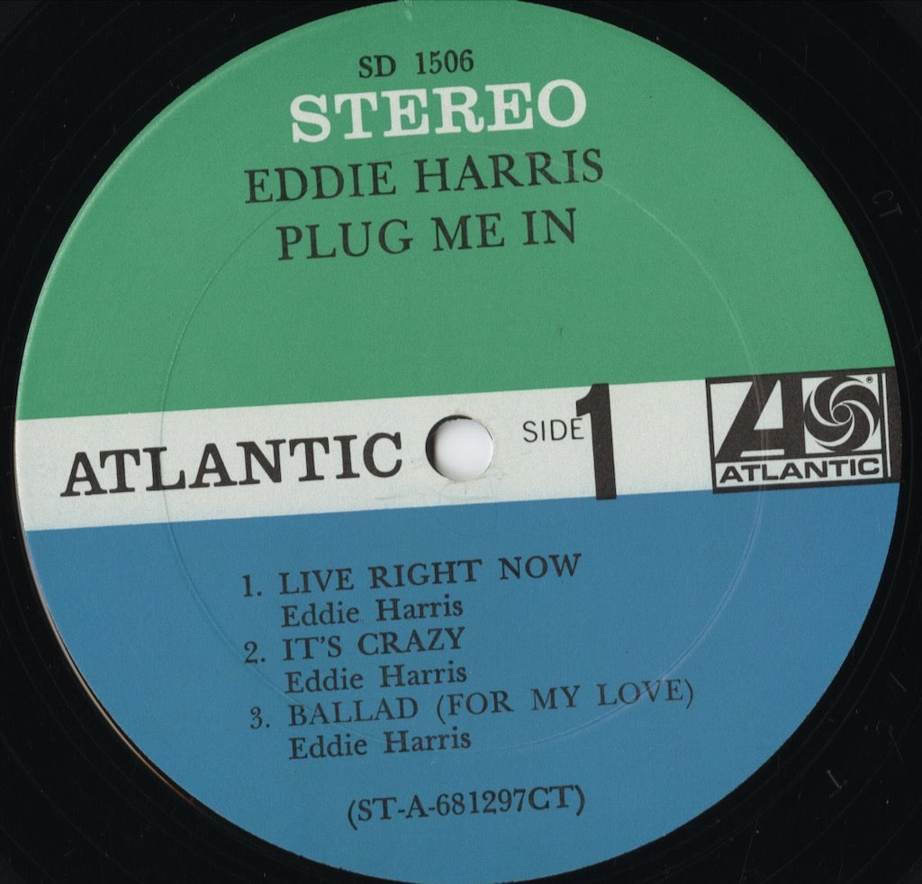 Eddie Harris - Plug Me In (SD 1506) 1968 US Atlantic｜中古LP