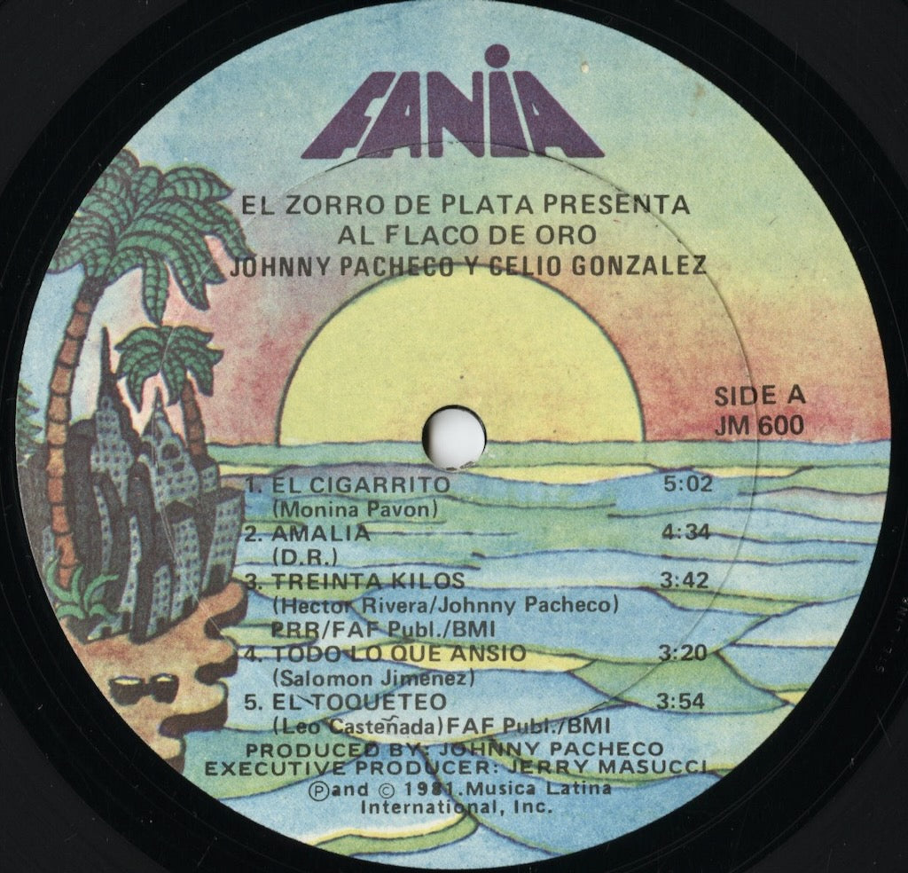 Pacheco, Celio Gonzales - El Zorro De Plata Presenta Al Flaco De Oro (JM 600) LP 1981 US Fania｜中古LP