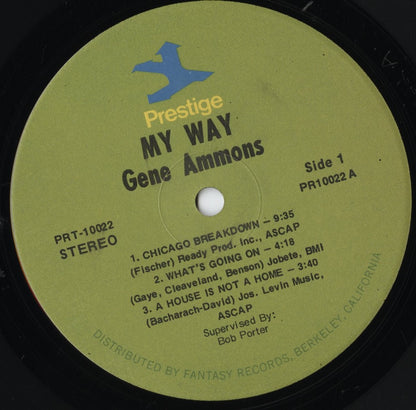 Gene Ammons / ジーン・アモンズ / My Way (PR 10022)