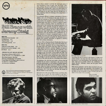 Bill Evans / ビル・エヴァンス / What's New (23MJ 3037)