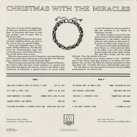 The Miracles / ミラクルズ / Christmas With The Miracles (5254ML)