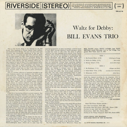 Bill Evans / ビル・エヴァンス / Waltz For Debby (SMJ-6118)