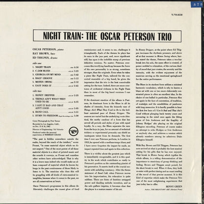 Oscar Peterson Trio - Night Train (V6-8538) 1972 US Verve｜中古LP