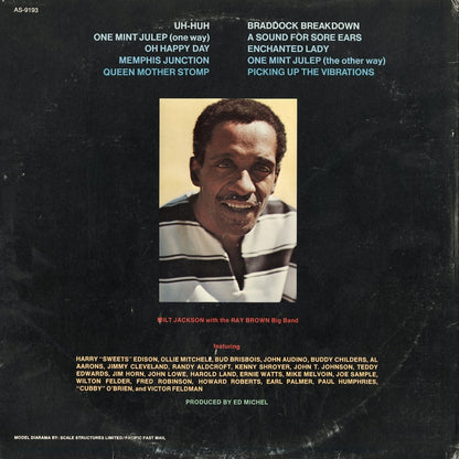Milt Jackson / ミルト・ジャクソン / Memphis Jackson (SMAS-93756)