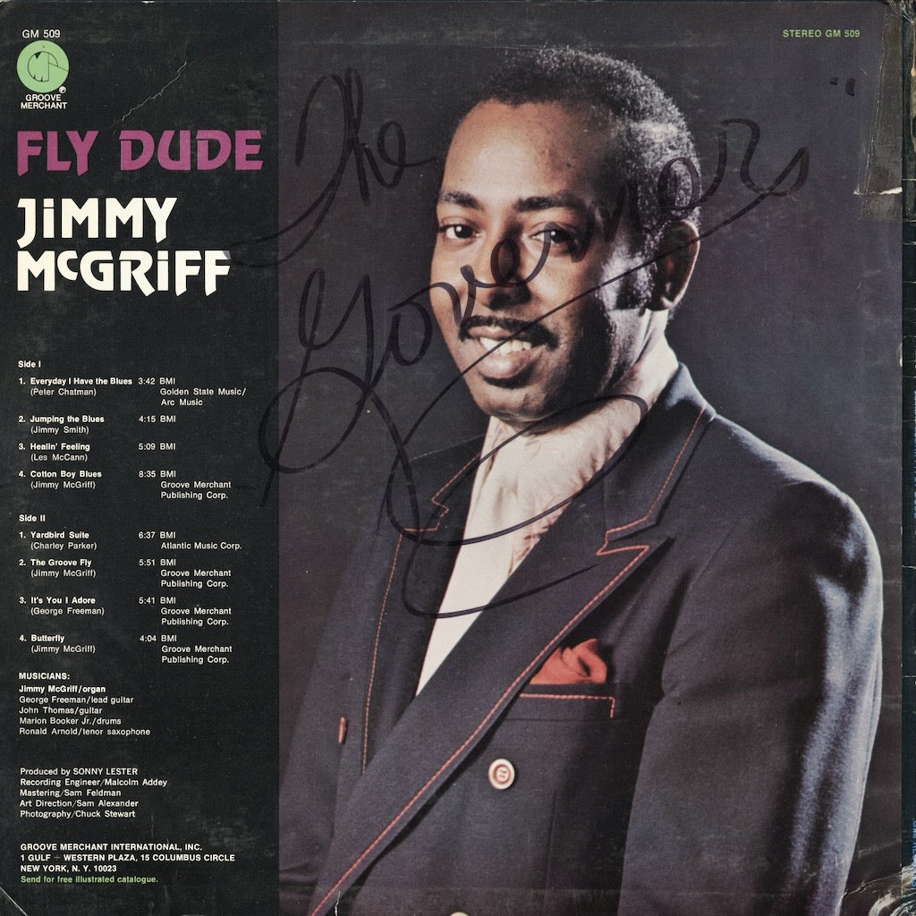 Jimmy McGriff - Fly Dude LP 1972 US Groove Merchant Butterfly