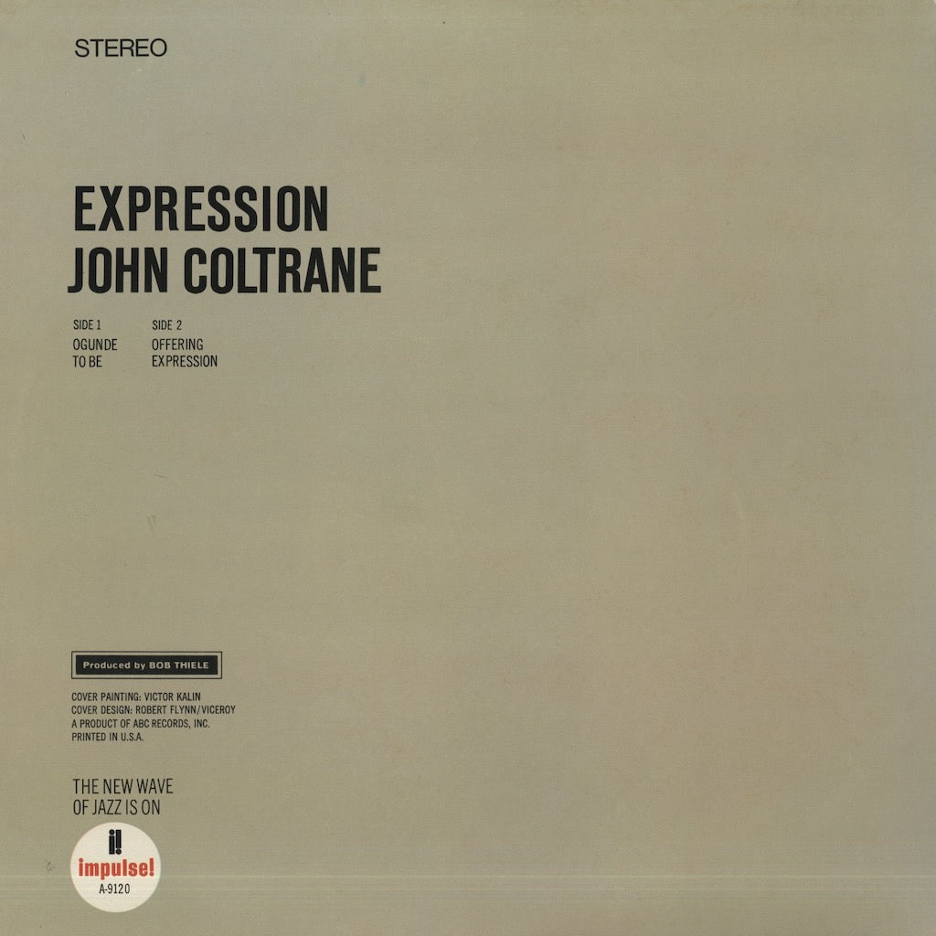 John Coltrane / ジョン・コルトレーン / Expression (AS-9120)