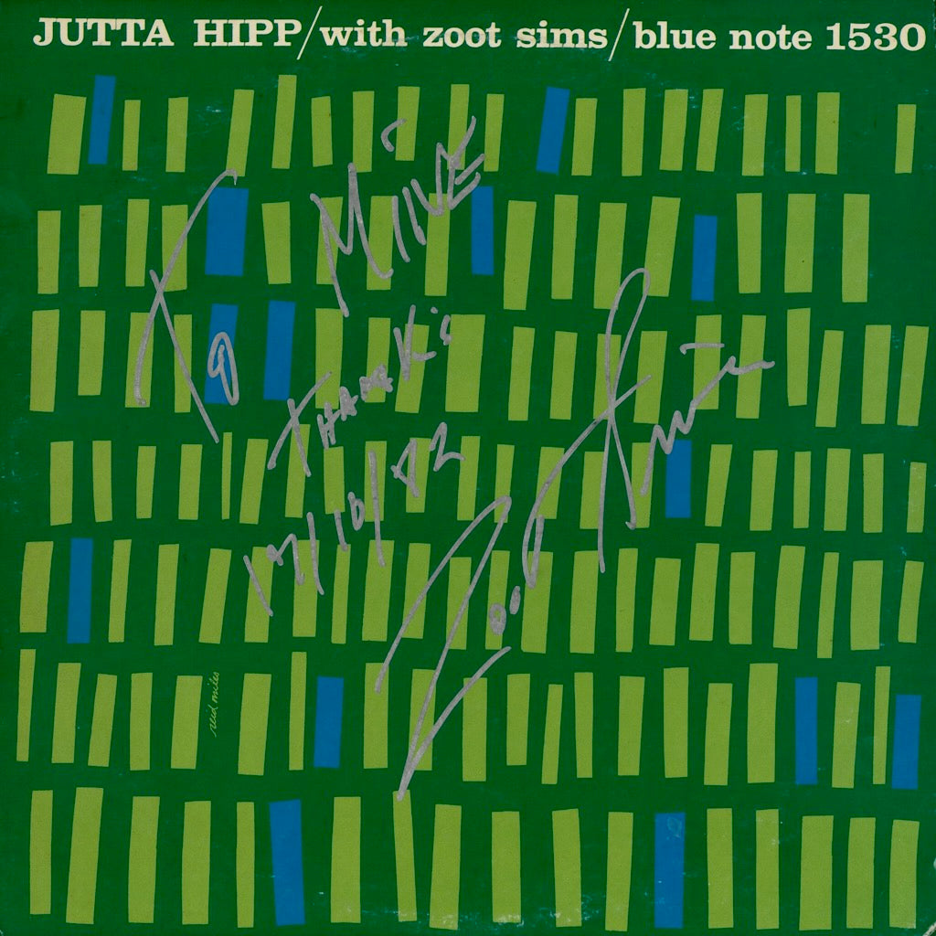 Jutta Hipp - Jutta Hipp With Zoot Sims (BLP 1530) 1972 US Blue Note サイン付き｜中古LP　ユタ・ヒップ