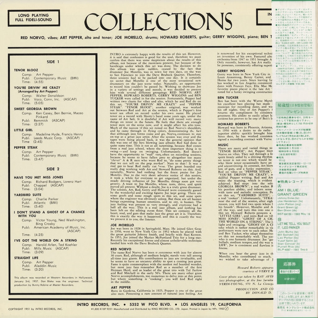 Joe Morello / ジョー・モレロ / Collections (K18P-9251)