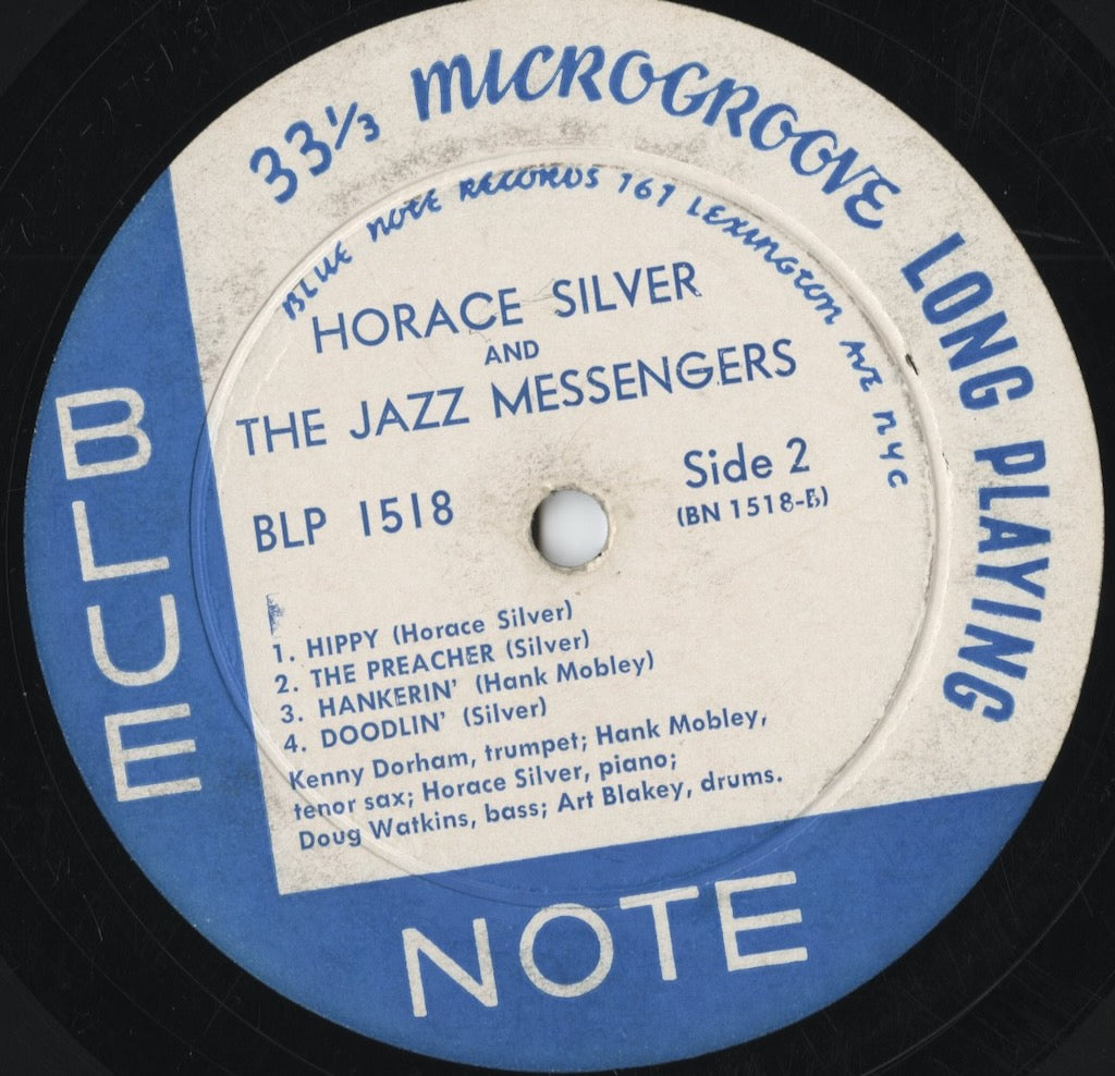 Horace Silver and The Jazz Messengers – Horace Silver and The Jazz Messengers (BN 1518) LP 1958 US Blue Note｜中古LP