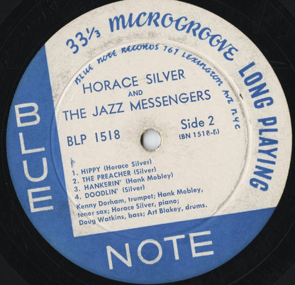 Horace Silver and The Jazz Messengers – Horace Silver and The Jazz Messengers (BN 1518) LP 1958 US Blue Note｜中古LP