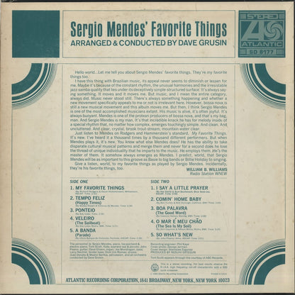 Sergio Mendes / セルジオ・メンデス / Sergio Mendes' Favorite Things (SD8177)