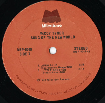 McCoy Tyner - Song Of The New World (MSP9049) 1973 US Milestone｜中古LP