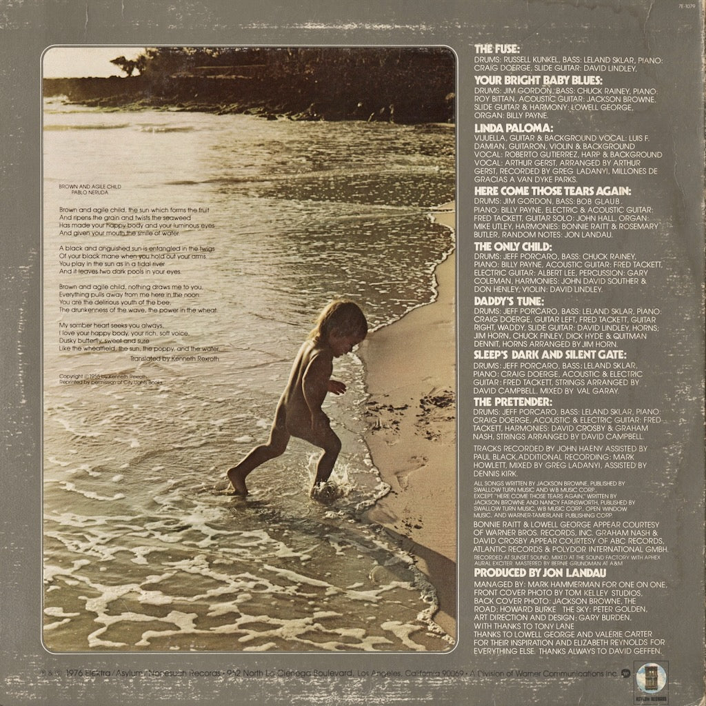 Jackson Browne / ジャクソン・ブラウン / The Pretender (7E 1079)