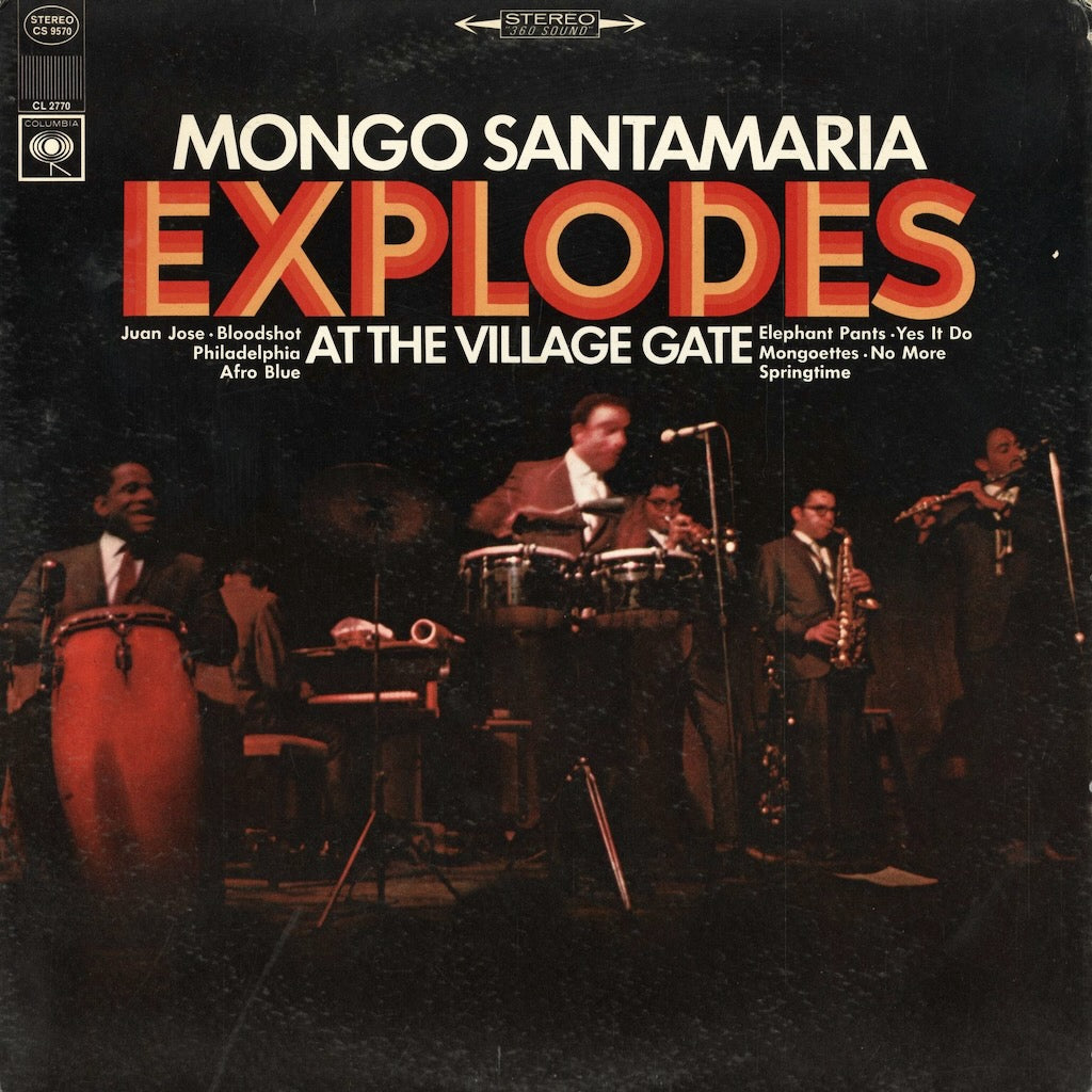 Mongo Santamaria - Explodes At The Village Gate (CS 9570) 1967 US Columbia｜中古LP
