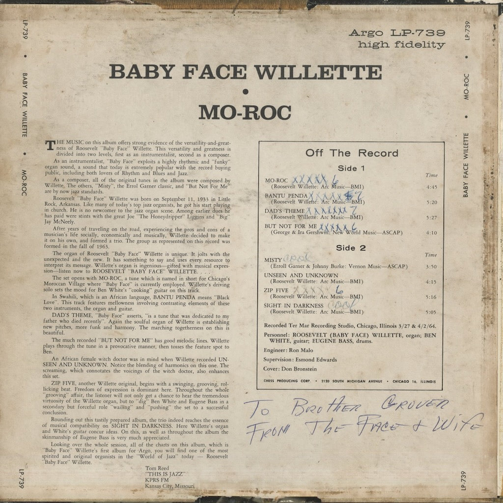 Baby Face Willette / ベイビー・フェイス・ウィレット / Mo' Rock