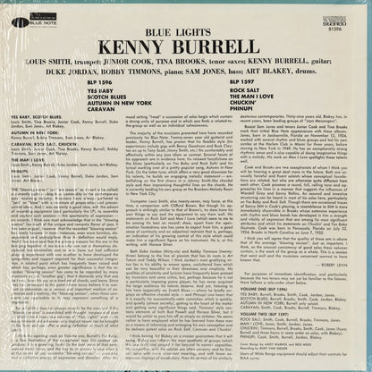 Kenny Burrell – Blue Lights Volume 1 (BST 81596) LP US Blue Note – United Artists｜中古LP
