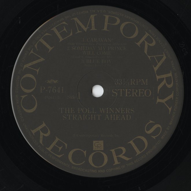 The Poll Winners / ポール・ウィナーズ / Straight Ahead (P-7641)