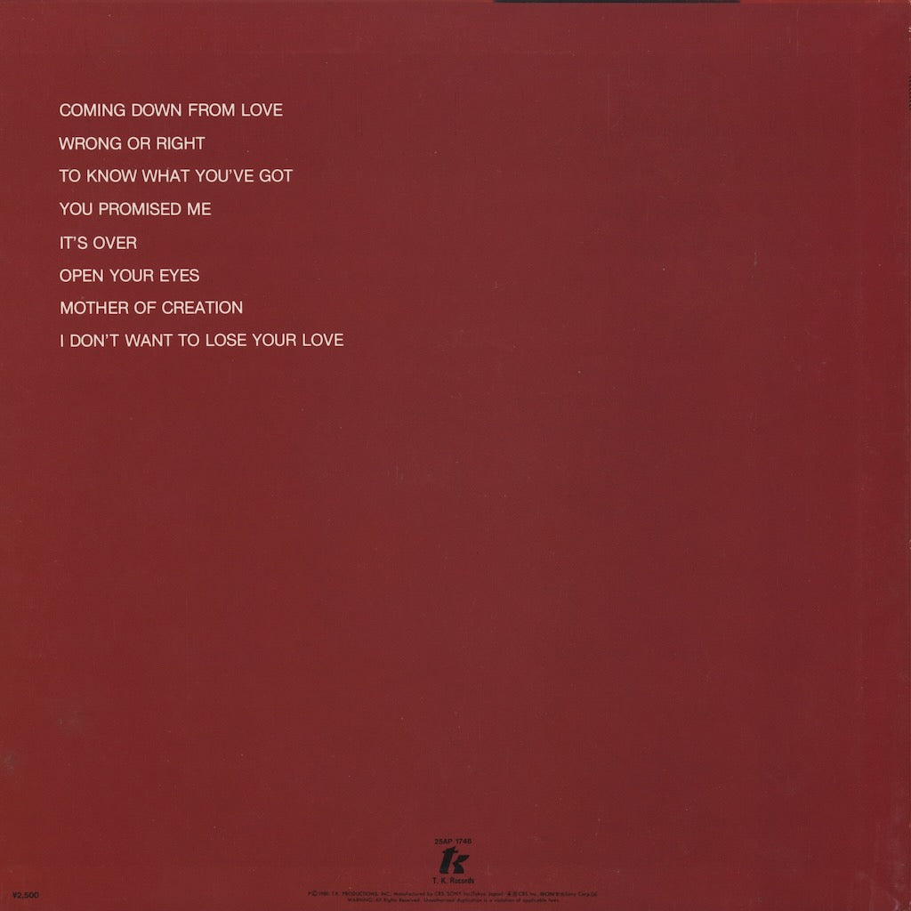 Bobby Caldwell - Cat In The Hat (25AP 1748) LP 1980 JPN TK Records｜中古LP