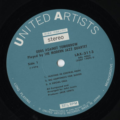 The Modern Jazz Quartet / Music From "Odds Against Tomorrow"  (LAX 3113)