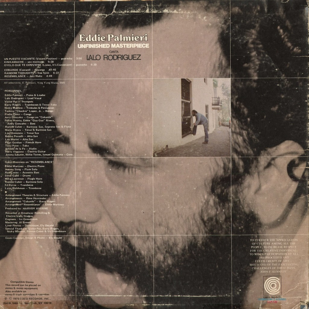 Eddie Palmieri - Unfinished Masterpiece (CLP-120) 1975 US COCO｜中古LP