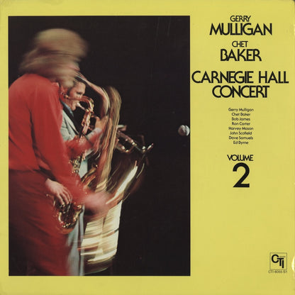 Gerry Mulligan, Chet Baker / ジェリー・マリガン, チェット・ベイカー / Carnegie Hall Concert Volume 2 (CTI-6055-S1)