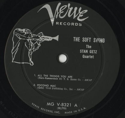 The Stan Getz Quartet / スタン・ゲッツ / The Soft Swing (MG V-8321)