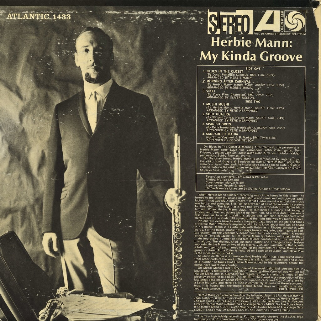 Herbie Mann / ハービー・マン / My Kinda Groove (1433)