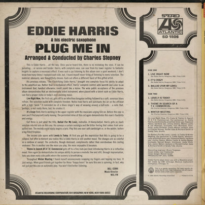 Eddie Harris - Plug Me In (SD 1506) LP 1968 US Atlantic｜中古LP