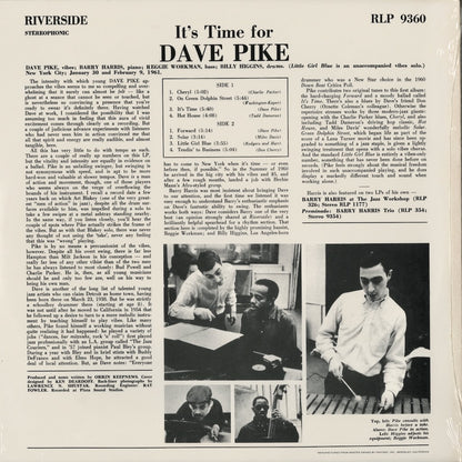 Dave Pike / デイヴ・パイク / It's Time For Dave Pike (RLP 9360) 1981 US Pressing