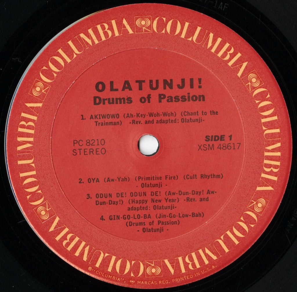Olatunji / オラトゥンジ / Drums Of Passion (PC 8210)