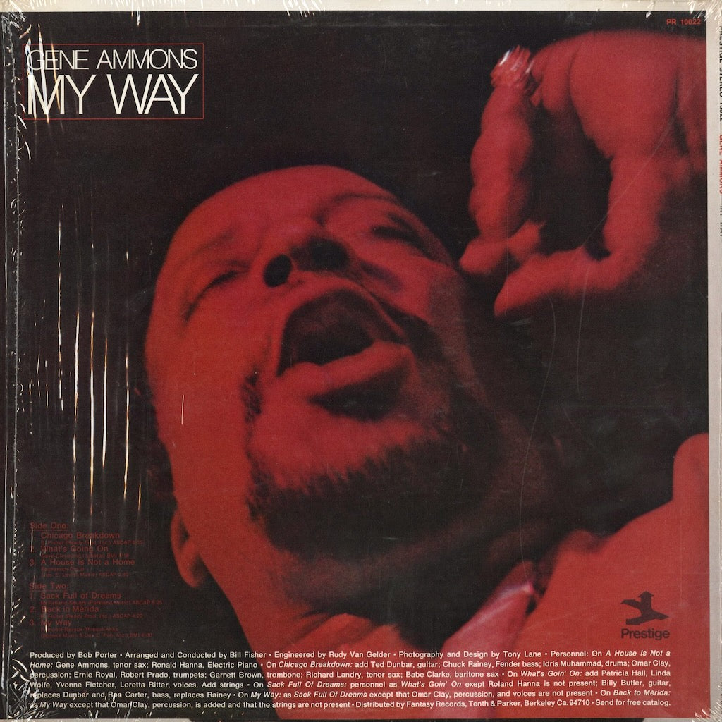 Gene Ammons - My Way (PRT 10022) 1971 US Prestige｜中古LP