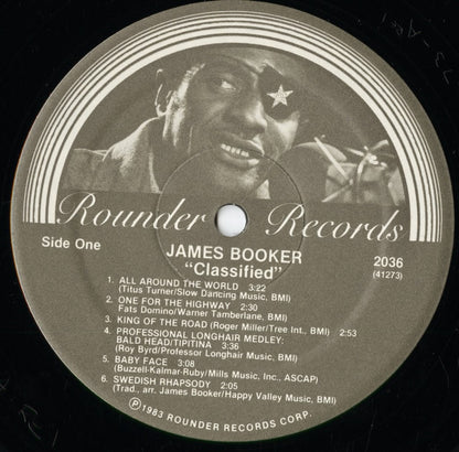 James Booker - Classified (2036) 1983 US Rounder Records｜中古LP