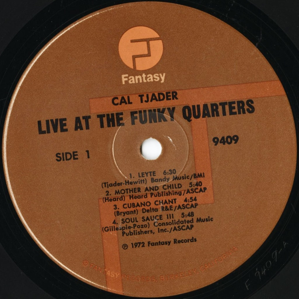 Cal Tjader / カル・ジェイダー / Live At The Funky Quarters (9409)