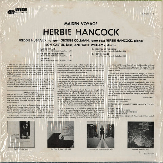 Herbie Hancock - Maiden Voyage (BST 84195) 1966 US BLUE NOTE｜中古LP