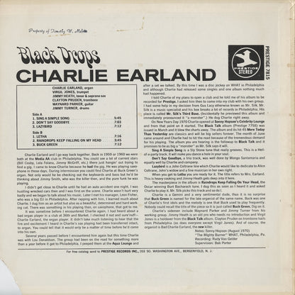Charles Earland - Black Drops (PRST 7815) LP 1970 US Prestige