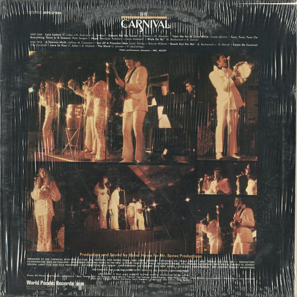 The Carnival - The Carnival (WPS21894) 1969 US World Pacific｜中古LP
