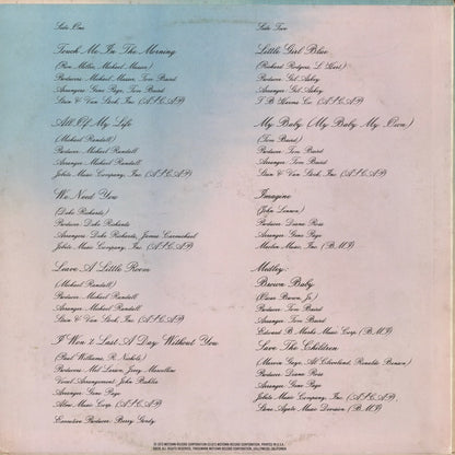 Diana Ross - Touch Me In The Morning (M772L) LP 1973 US Motown｜中古LP