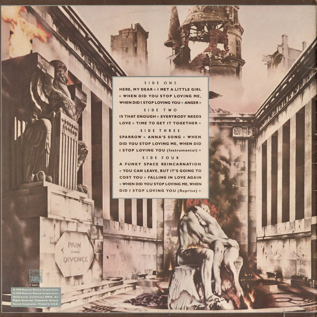 Marvin Gaye - Here, My Dear (T 364LP2) LP 1978 US Tamla｜中古LP