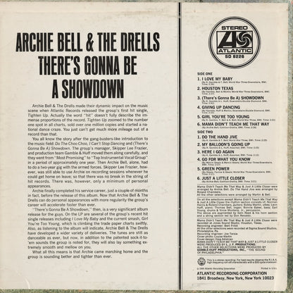 Archie Bell & The Drells – There's Gonna Be A Showdown (SD 8226) 1969 US Atlantic | 中古LP