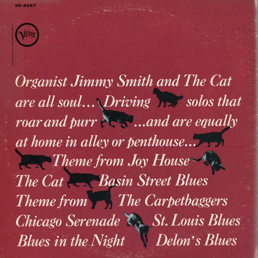 Jimmy Smith - The Cat (V6-8587) 1964 US Verve｜中古LP