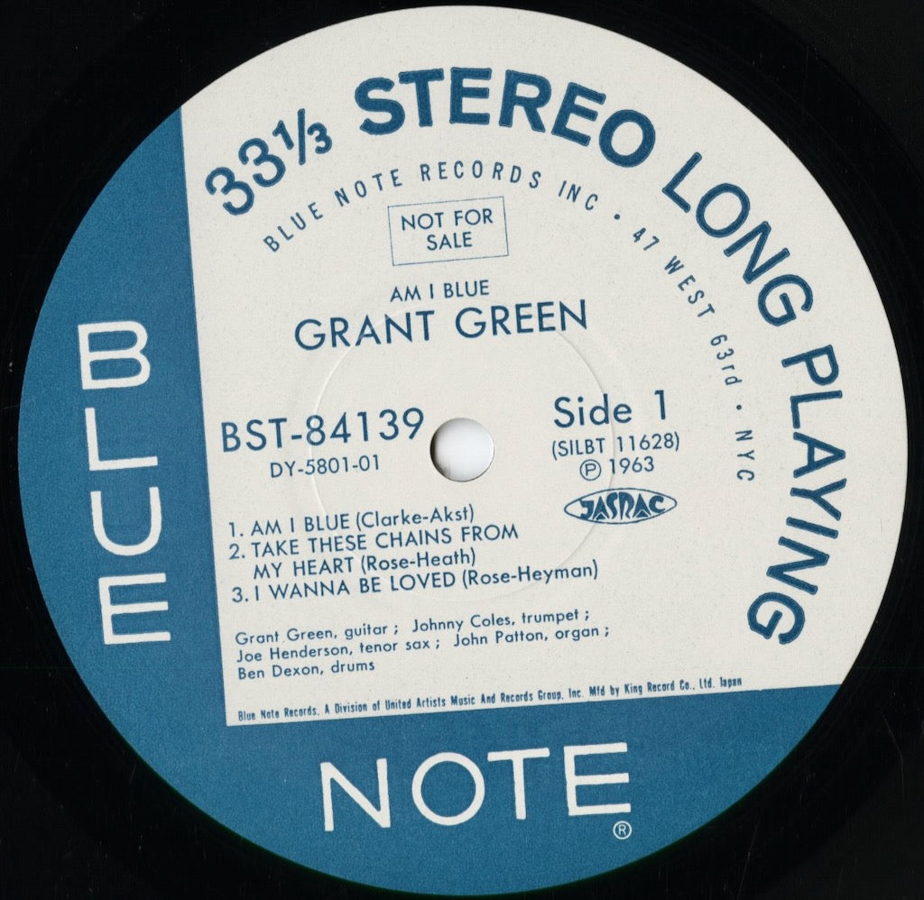 Grant Green - Am I Blue (DY-5801-01) 1983 JPN Blue Note｜中古LP