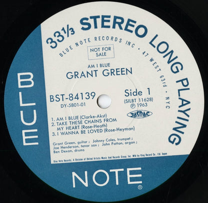 Grant Green - Am I Blue (DY-5801-01) 1983 JPN Blue Note｜中古LP