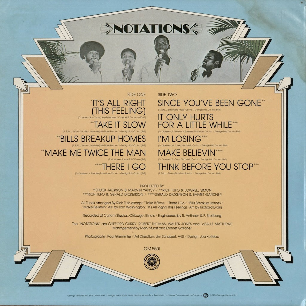 Notations - Notations (GM 5501) 1976 US Gemigo｜中古LP